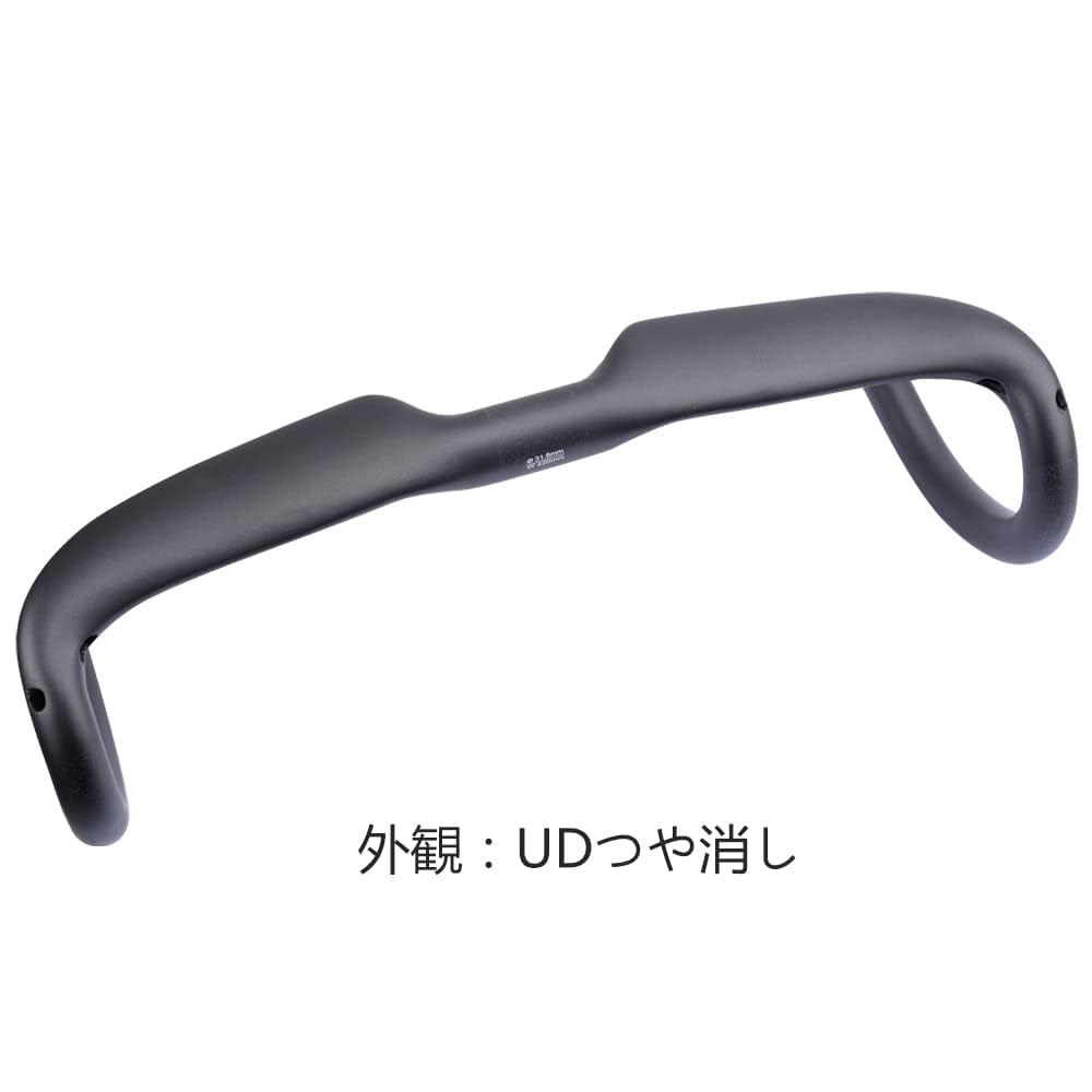 カーボンハンドル31.8mm 40cm GORIX[ゴリックス] カーボンハンドル 軽量 (GRAVEL light) 炭素